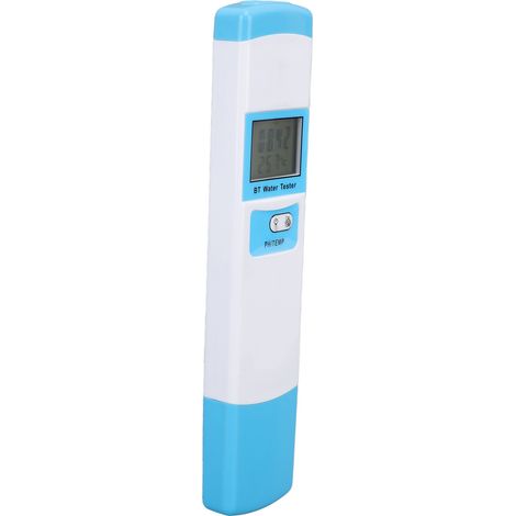 Mesureur Qualité Eau Numérique 2 en 1 PH Temp Sans Fil App Rétroéclairé Multilingue Testeur Eau Pour Maison Boisson Piscine (1/5)