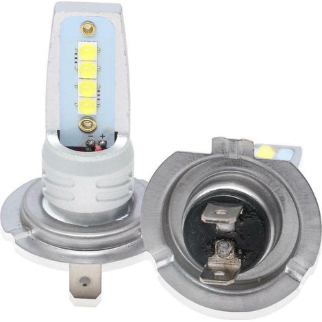 Lot de 2 ampoules de phares H4 LED H4 1200 LED 8 W 1200 lm faisceau haut et bas extrêmement lumineux 6000 K 3030 puce halogène kit de conversion de remplacement de phare (1/2)