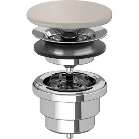 Villeroy & Boch - Piletta non chiudibile, CeramicPlus, Almond 683500AM