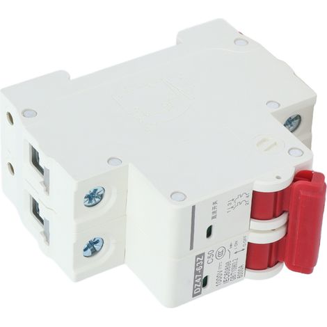 Miniatur-Leistungsschalter 2P 50A 1000V DC DZ47-63Z C50, Trennschalter für Photovoltaik-Solaranlagen, DIN-Schienenmontage, 2-poliger Stromkreisschutz. (1/5)