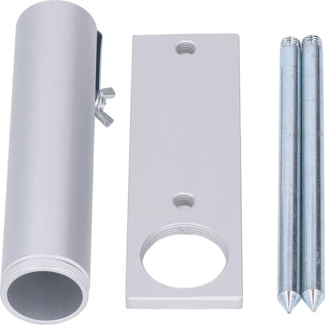 Piquet de parasol de plage portable, ancrage robuste en alliage d'aluminium pour sable, idéal pour le jardin et la cour. (1/5)