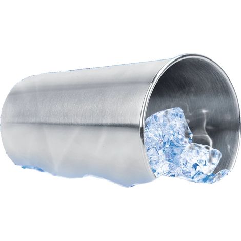 Mug d'extérieur, Acier inoxydable, Capacité de 500 mL, Poids d'environ 100 g, Dimensions de 12,5 cm x 8,5 cm, Utilisation polyvalente (1/5)