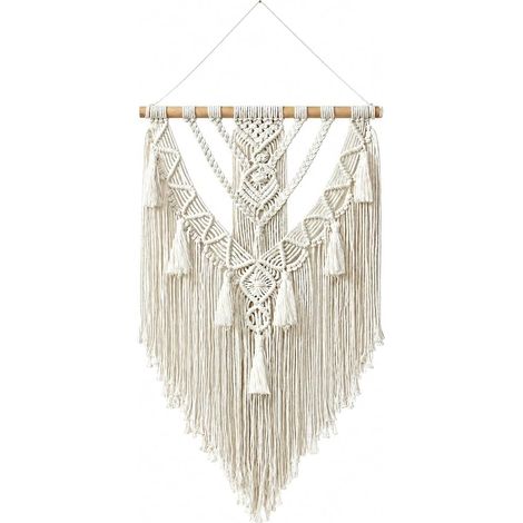 Woven Tapestry, Cotton Rope Macramé Wall Decoration, for Style Home Decoration, Bedrooms, Living Rooms and Apartments (1/5)
