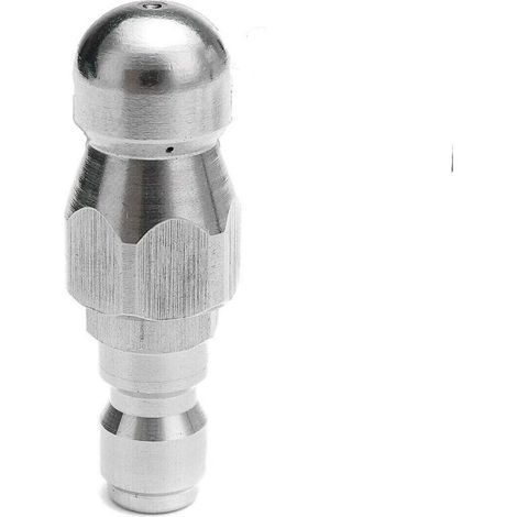 Rotationsreinigungsdüse für Hochdruckreiniger zur Ausbaggerung von Abwasserrohren, silber (e) (1/5)