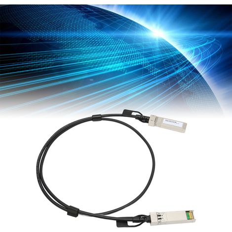 Câble DAC SFP+ 10G 1m, Compatible Universel, Signal Haute Vitesse Stable, Plug and Play, Câble Twinax SFP+ à SFP+