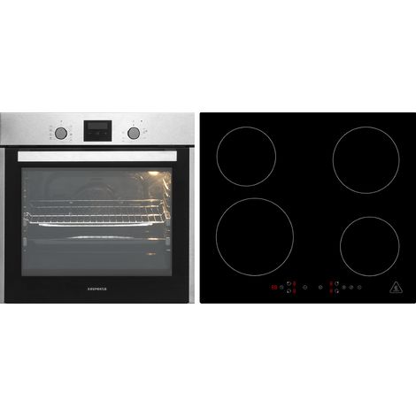 Backofen Herd Kochfeld Herdset Induktion Einbau Timer 60 L Respekta (1/5)