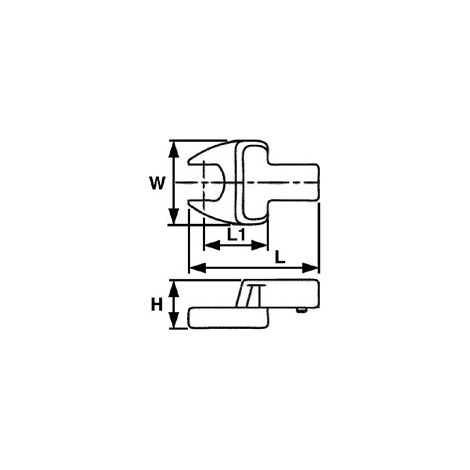 Offener Schlüsseleinsatz, 690517, 17mm TENGTOOLS 186301107 (1/2)