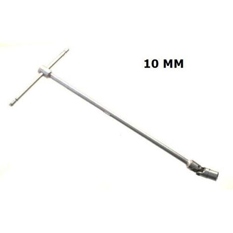 CHIAVE A T CON SNODO SNODABILE MISURA 10 MM MANICO SCORREVOLE