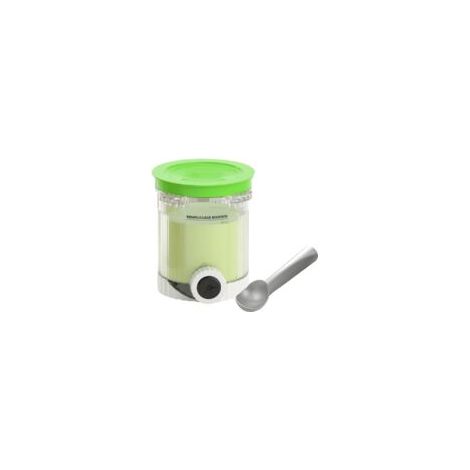 Becher und Deckel für Ninja Creami Swirl Eismaschinen, kompatibel mit den Serien Ninja NC700, NC701 und NC701C, BPA-frei, spülmaschinenfest (1 Stück, grün).
