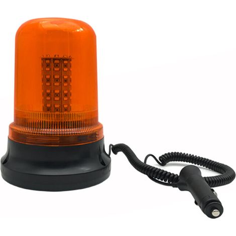 Ahlsen Lámpara intermitente y accesorios de motor - Luz de advertencia estroboscópica giratoria magnética para techo de automóvil de 120 LED (1/5)