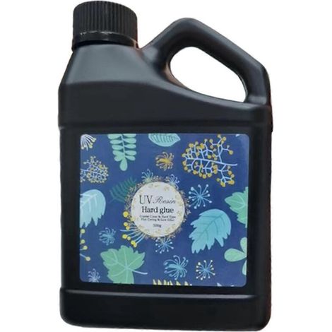 Résine UV 500 g - Fournitures de résine époxy transparente, dure et à durcissement rapide aux UV (1/5)