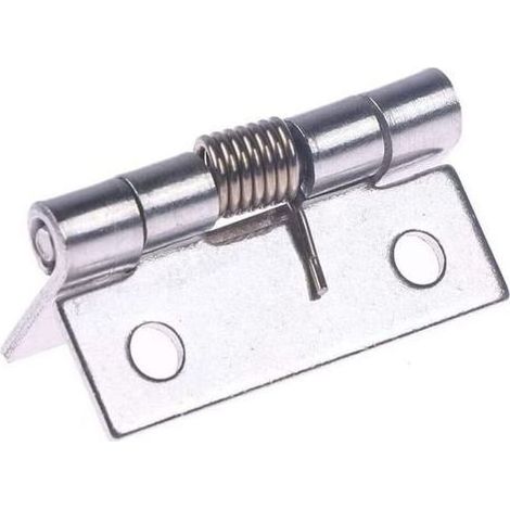 Charnières pour portes d'armoires 1 pièces 2 pouces de Long en acier inoxydable charnière à fermeture automatique coin ressort tirer porte charnière meubles armoire réparation matériel fourni (1/4)