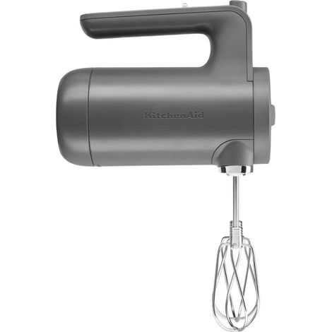 KitchenAid - Batidora de mano sin cable, gris oscuro mate 5KHMB732EDG (1/4)