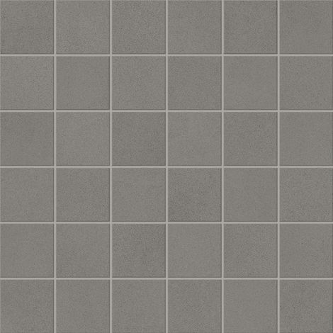 Mosaïque effet Béton Gris Ombre 4,8x4,8 cm Quadra 30x30x0,9 cm Mat Montera - Sol et mur intérieur (vendu par carton de 0,9 m²) - RO'MA CARRELAGE