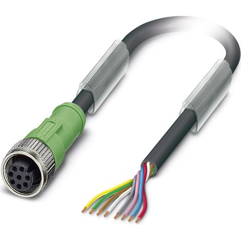 Phoenix Contact 1522600 Sensor-/Aktor-Steckverbinder, konfektioniert M12 Buchse, gerade 3.00 m Polza