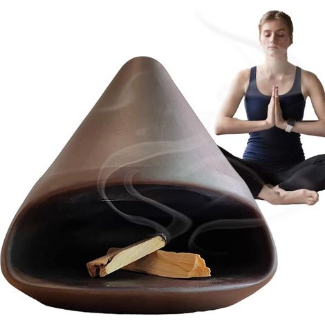 Sage Holder Burner, Sage Holder for Burning, Ceramic Sage Smudge Bowl, Palo Santo Ash Catcher - Handmade Sage Burner Holder for (1/5)