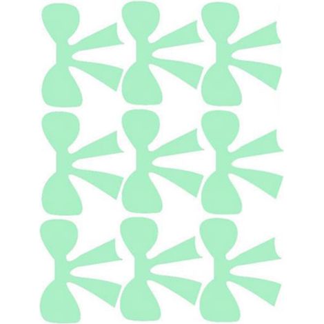 Leuchtende Wandaufkleber mit Schleifenmotiv, die im Dunkeln leuchten, für Kinderzimmer, Schlafzimmer und Wohnbereich (1/5)