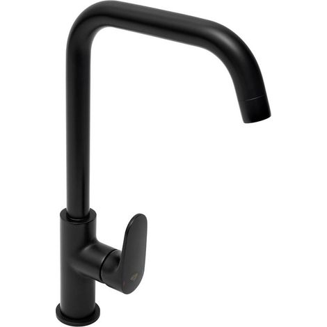 Mitigeur d'évier Swiss Aqua Technologies Dark avec bras pivotant noir SATBSDA280LC (1/5)