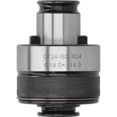 Mandrin à tarauder GT24-iso M24 avec protection contre surcharge, changement rapide, accessoire CNC pour taraudage.
