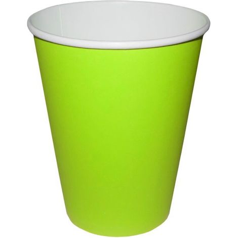 Papierbecher 240 ml Kiwi 50 Stück SUP