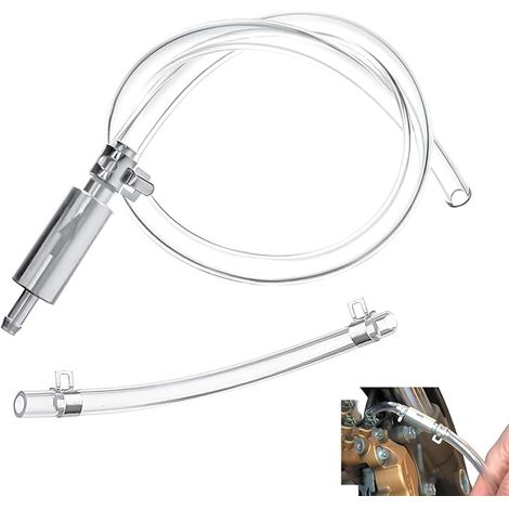 Motorcycle Car Brake Bleed Kit Valve Corrosion Resistant Hose Hydraulic Brake System Bleeder Tool Motorcycle Bike Automotive