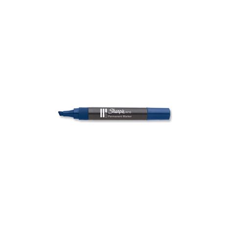 MARCADOR PERMANENTE W10 PUNTA BISELADA AZUL SHARPIE S0192695