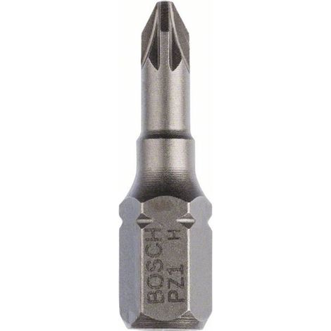 Bosch Schrauberbit Extra-Hart, PZ 1, 25 mm, 10er-Pack