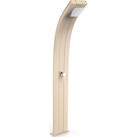 Doccia Solare da Giardino 40L Miscelatore Arkema Dada Bianco Crema (1/5)