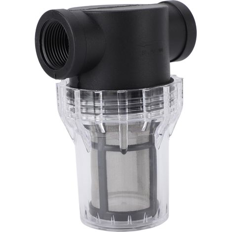 Filtre pour cuve IBC, connecteur de filtre pour fût d'une tonne, adaptateur de tuyau étanche à grand débit pour cuve IBC, connecteur pour fût d'une tonne avec filtre, G3/4 femelle (1/5)