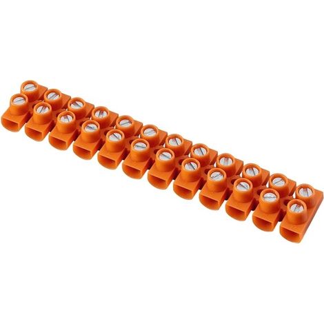 Morsettiera filettata in materiale termoplastico LTF12-2.5 arancione, standard (1/4)