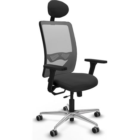 Silla de oficina piqueras y crespo Zulema negro cómoda (1/2)
