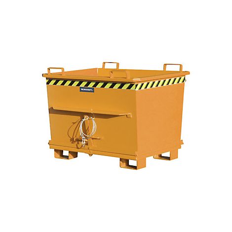Contenedor cónico con trampilla  capacidad 0,7 m³  carga máx (1/5)