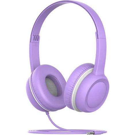 Kinderkopfhörer, Lautstärkebegrenzung 85/94 dB, kabelgebundenes Stereo, verstellbarer Over-Ear-Kopfhörer für Schule, Tablet, Flugzeug – kompatibel mit Geräten (1/5)