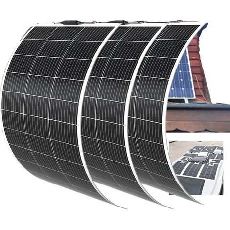 Pannello solare, alta efficienza, design flessibile, 360W (1/2)