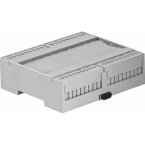 Kit de boîtier rail DIN RS PRO Couvercle plein, Dimensions 90 x 106.2 x 31.9mm 4 pôles ( Prix pour 1 )