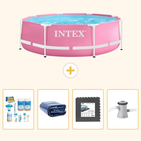 Intex Piscine Tubulaire Ronde - 244x76 cm - 5-pièces  S59 (1/5)
