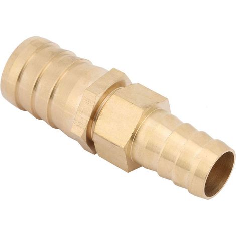 Réducteur De Tuyau,Raccord Tuyau 25Mm, Réducteur De Barbe En Laiton De 25 Mm À 20 Mm, Adaptateur de connecteur de raccord de tuyau de raccord de tube de réduction de cannelure en laiton (19-25 mm) (1/5)
