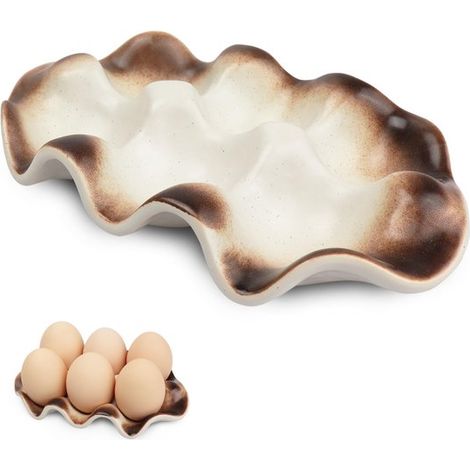 Set portauova da 10 pezzi composto da portauova e piatti in acciaio inox, supporto per posate da 10 pezzi, per cucchiai da uovo (rigidi e morbidi), per la colazione (1/4)