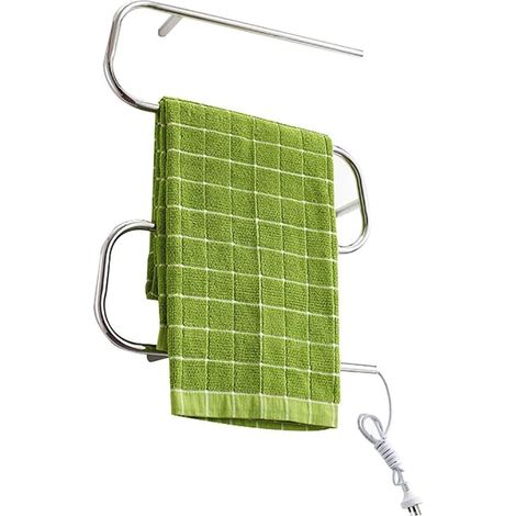 serviettes mural chauffant pour salle de bain en acier (1/5)