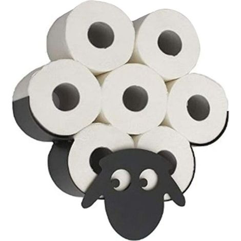 Nazalus-Vente chaude-Porte-Rouleau de Papier Toilette Animal Porte-Papier Toilette Joli Animal Support Mural Chambre Porte-Rouleau de Toilette Cuisine Salle de Bain Accessoires mouton (1/5)