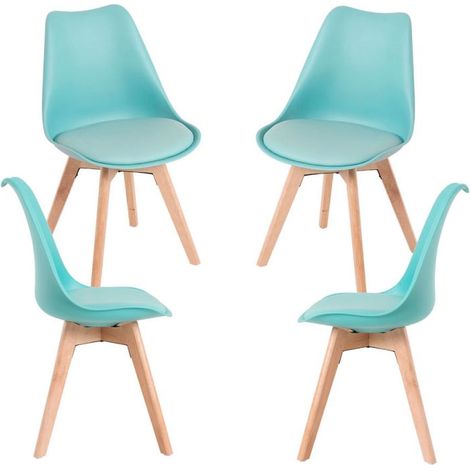 Packs Sillas Comedor - Pack 4 Sillas Synk Basic - Verde Agua