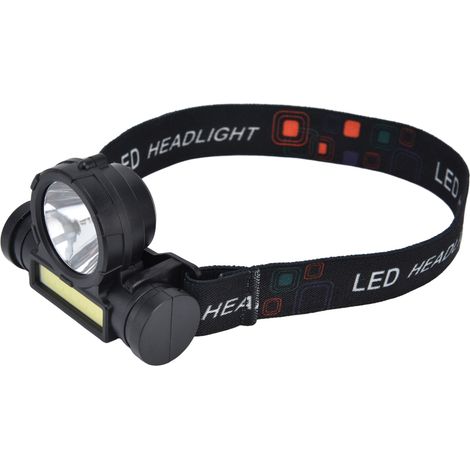 LED-COB-Stirnlampe, verstellbar, USB-aufladbar, wasserdicht, für Outdoor-Aktivitäten wie Camping, Jagen und Angeln. (1/5)
