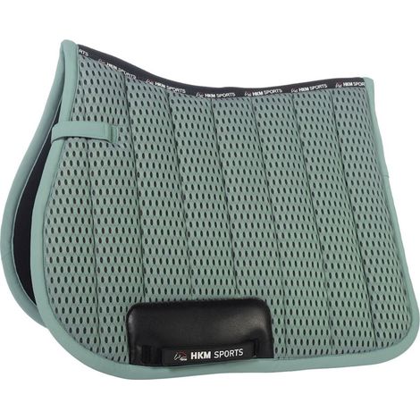 Dressage, blu scuro: Sottosella inglese modello Cloth sportive in tessuto 3D anatomico e traspirante (1/3)