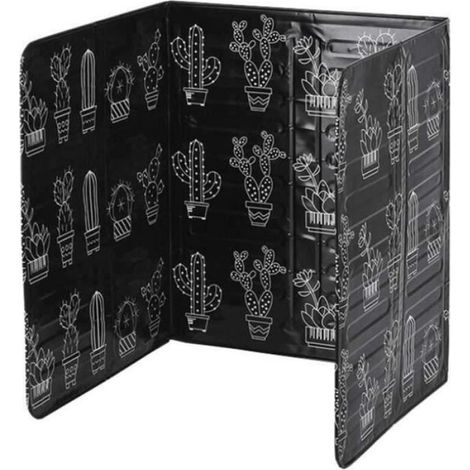 Plaque Anti-Projections de Cuisson, Protection Anti-éclaboussures pour Cuisine Plaque de Protection Pliable en Aluminium pour NOIR (1/4)