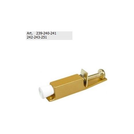 Arrêt de porte à pédale petit modèle 130 mm blanc - IBFM