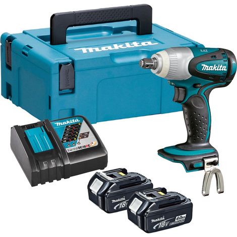 Makita DTW251RMJ 18V LXT Cordless 1/2" Impact Wrench - 2 x 4.0Ah Batteries, Charger & Makpac 2 Case (1/5)