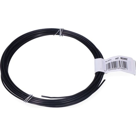 Confezione 1 unità. Rotolo di filo di alluminio 1,5 mm 5 m Nero