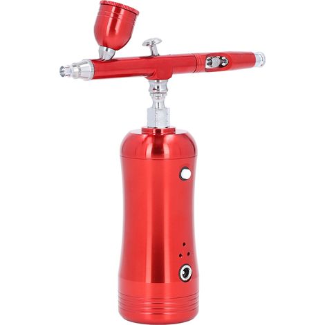 Kit aérographe automatique sans fil rechargeable avec compresseur portatif de 17,4 psi pour la peinture de maquettes et d'ongles (1/5)