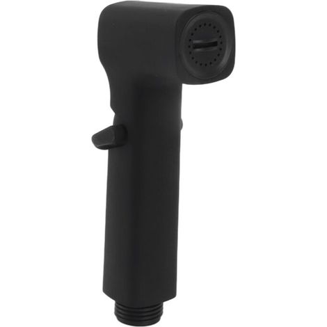 Tête de douchette WC noire, douchette intime pour hygiène féminine, lavage bébé et douche animaux. (1/5)