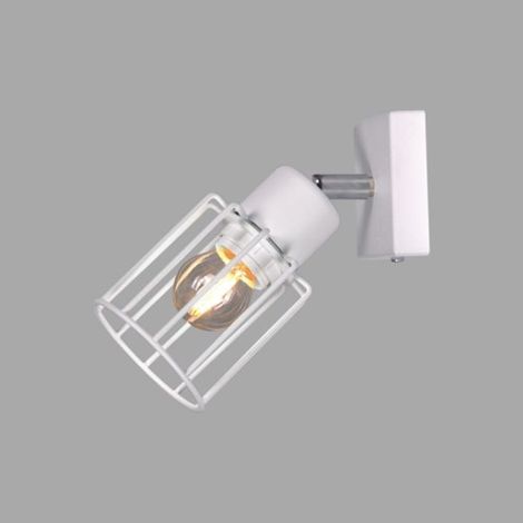 Applique spot loft blanche orientable Kaja TROY K-4570